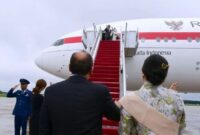 Presiden RI Joko Widodo dan Ibu Iriana bertolak menuju tanah air. (Instagram.com/@sekretariat.kabinet)