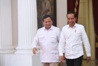 Presiden Joko Widodo bersama Capres nomor urut 2, Prabowo Subianto. (Dok. Setkab.go.id)