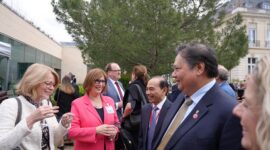 Menteri Koordinator Bidang Perekonomian Airlangga Hartarto mengikuti beberapa sesi utama Pertemuan Tingkat Menteri Organisation for Economic Co-operation and Development (PTM OECD) yang diselenggarakan pada 2-3 Mei 2024 di Paris, Prancis. (Dok. Ekon.go.id)