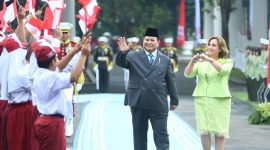 Presiden Prabowo dan Presiden Dina Boluarte menandatangani CEPA Indonesia-Peru di Jakarta. (Facevbook.com @Setkab RI)
